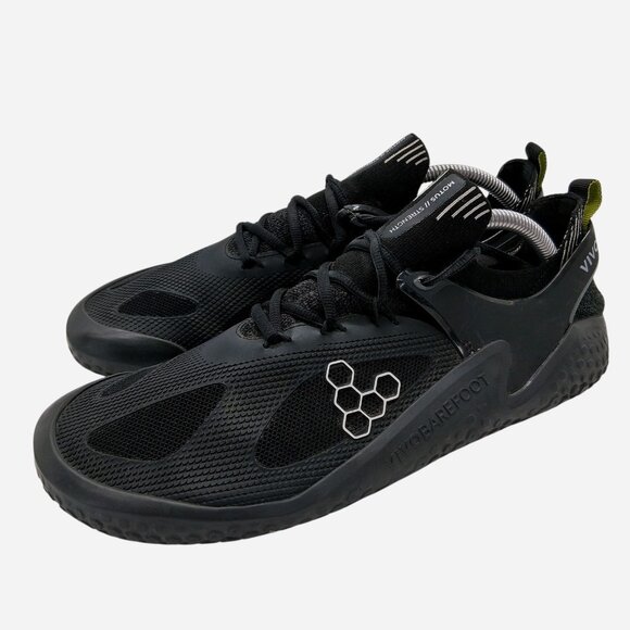 Vivobarefoot Motus Strength Shoes Mens Size EU 42 US 9 Black Athletic Minimalist - Picture 1 of 9